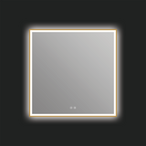 Eden LED Mirror in Brushed Gold