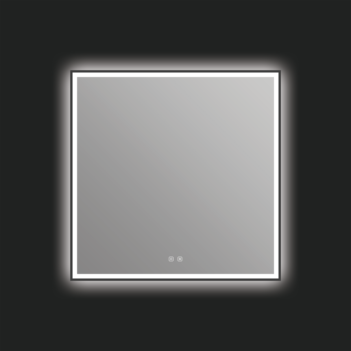 Eden LED Mirror in Matte Black