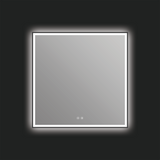 Eden LED Mirror in Matte Black