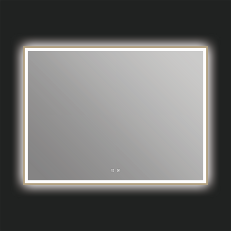 Eden LED Mirror in Brushed Bronze
