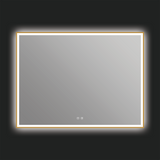Eden LED Mirror in Brushed Gold