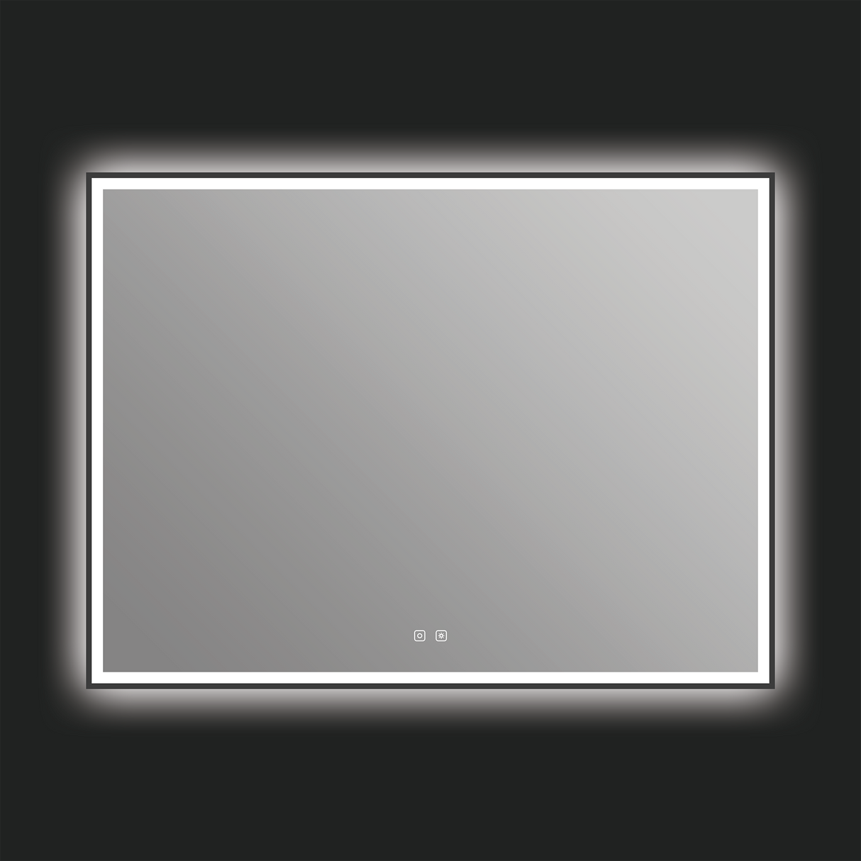 Eden LED Mirror in Matte Black