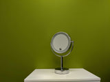 8.5″ Double Sided Lighted Free Standing Mirror Zoom 5x