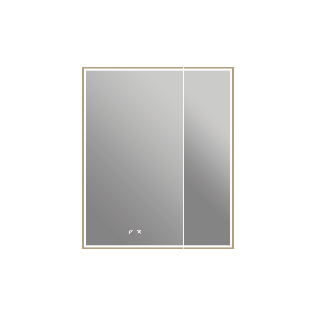 Nova Medicine Cabinet in Brushed Bronze