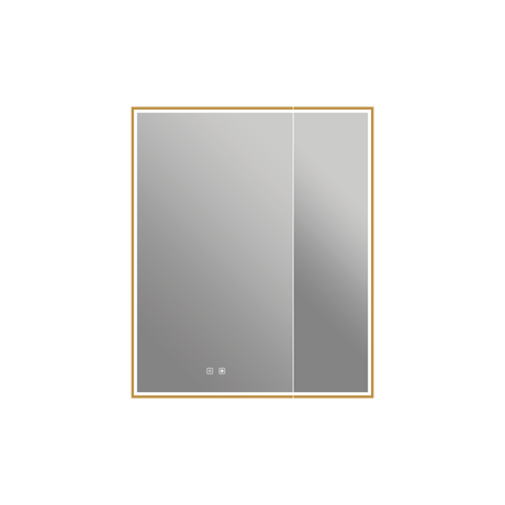 Nova Medicine Cabinet in Brushed Gold
