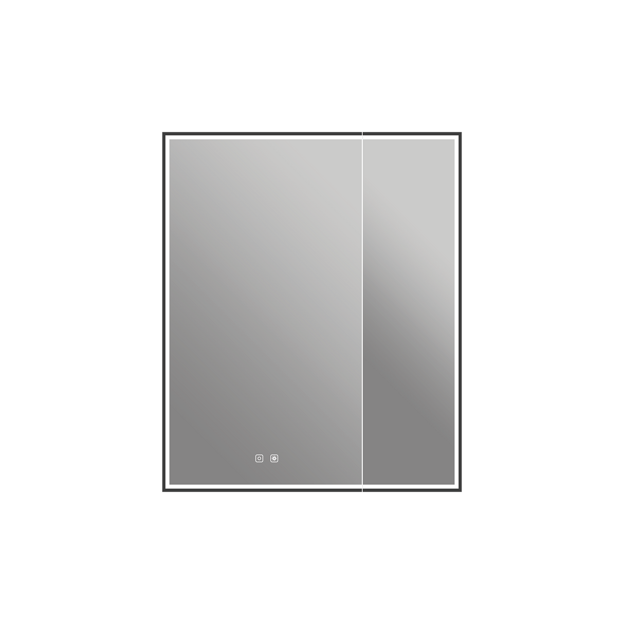 Nova Medicine Cabinet in Matte Black