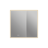 Nova Medicine Cabinet in Brushed Gold