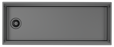 Integrato Q - Black Pearl 44" Black Pearl 2-Tier Workstation Sink + Accessories Kit