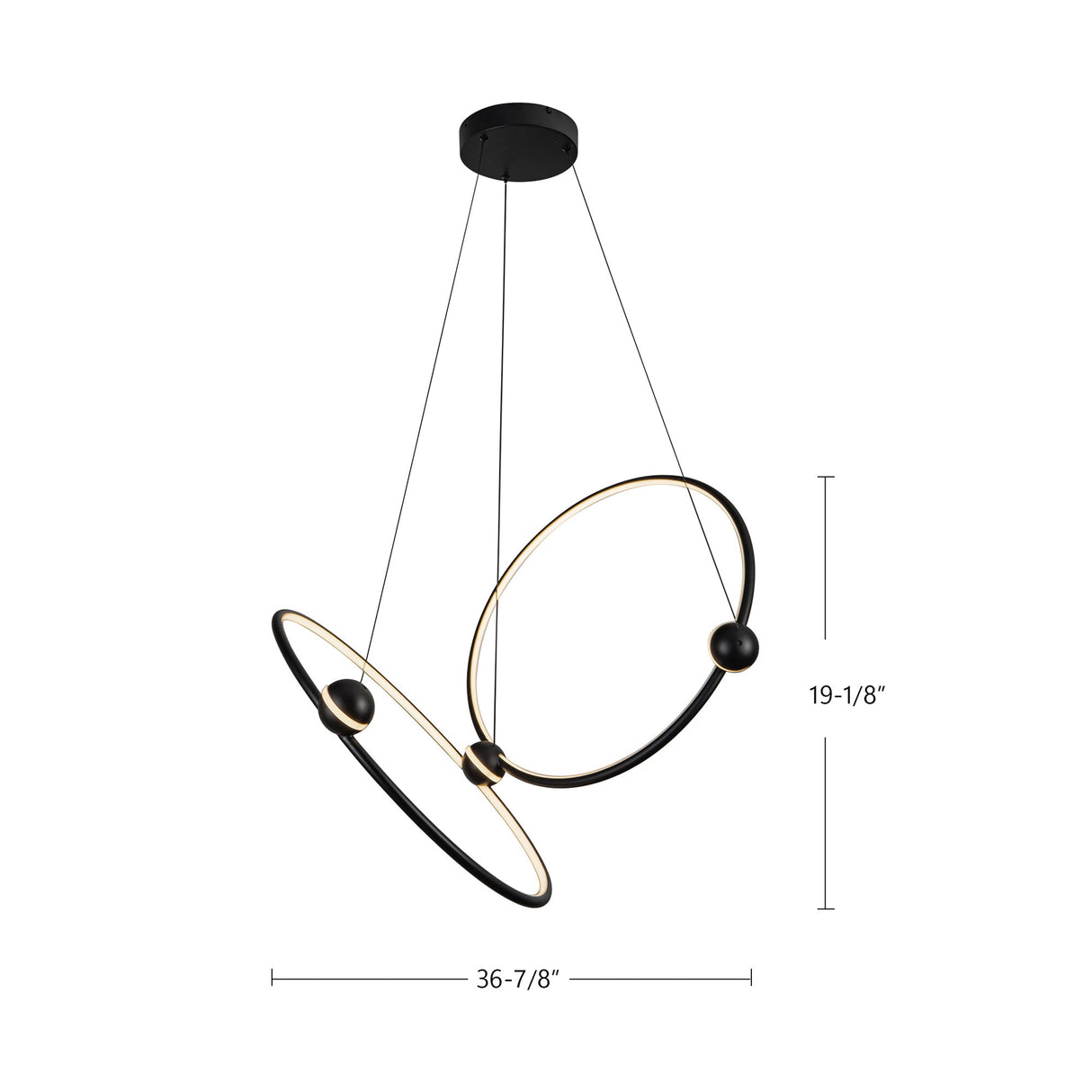 Kuzco Isho 2 Head Chandelier