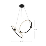 Kuzco Isho 2 Head Chandelier
