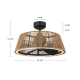Kuzco Isla 24-in Ceiling Fan