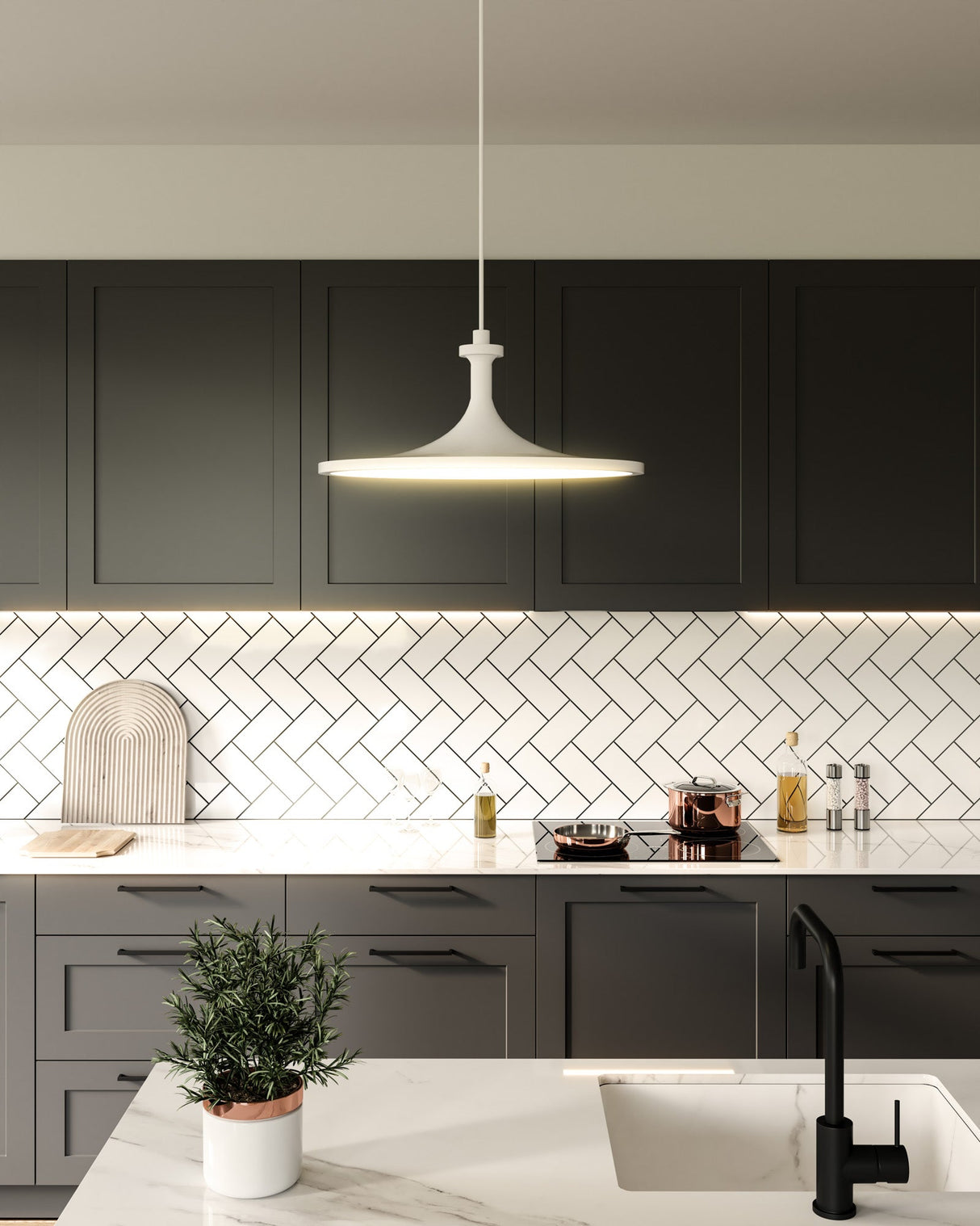Alora Mood Issa 12-in Pendant