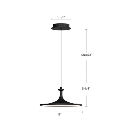 Alora Mood Issa 12-in Pendant