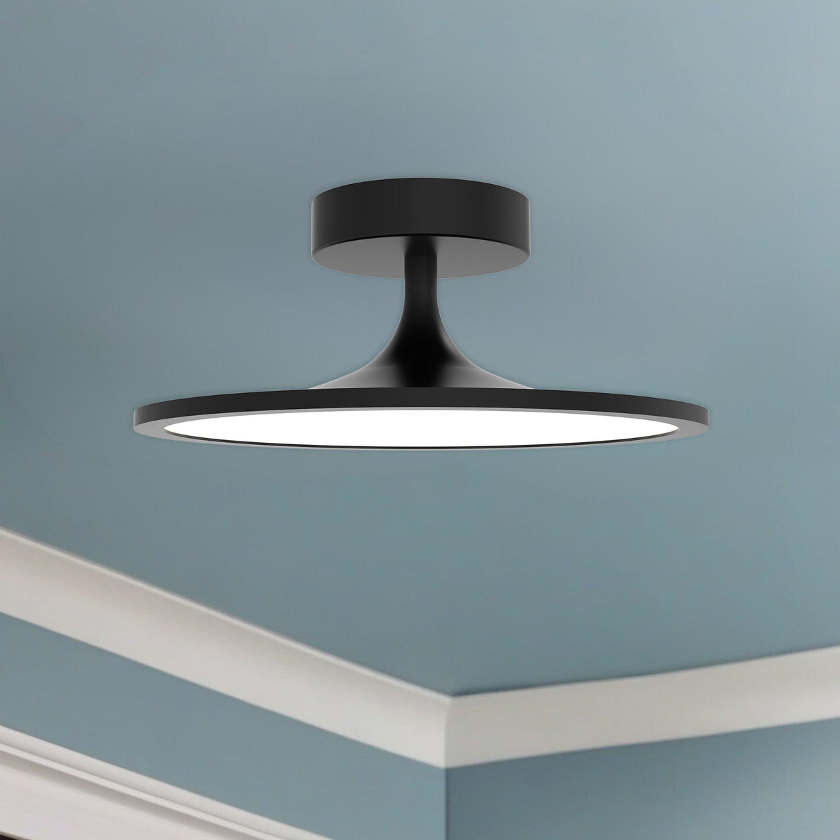 Alora Mood Issa 12-in Semi-Flush Mount