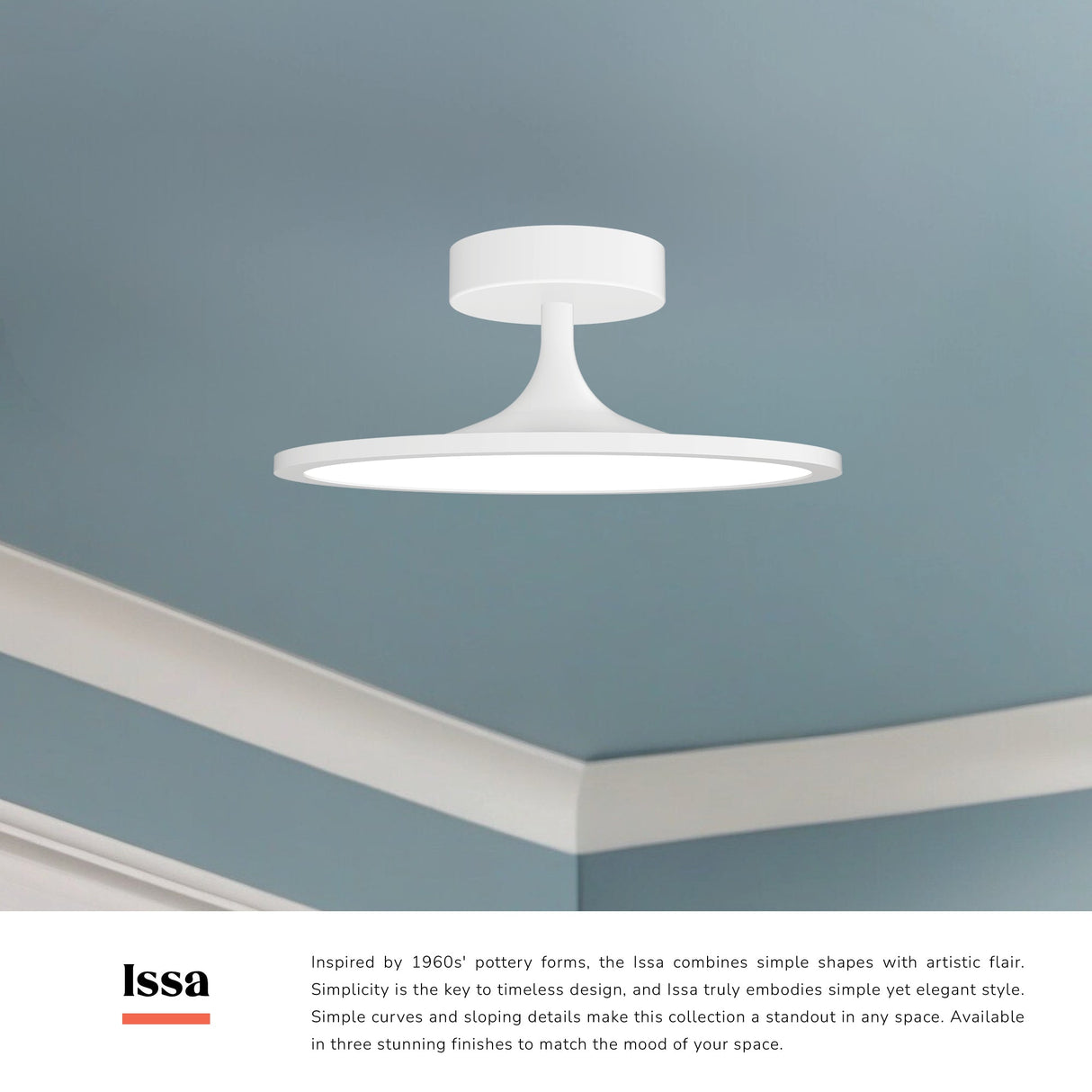Alora Mood Issa 12-in Semi-Flush Mount