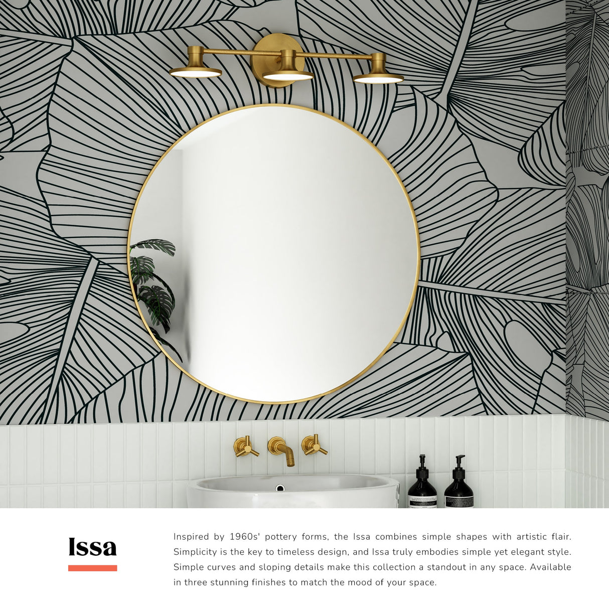 Alora Mood Issa 21-in Vanity Light