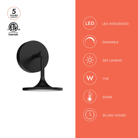 Alora Mood Issa 6-in Wall/Vanity Light