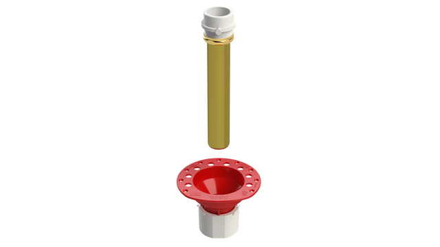 1 Piece PVC Island Tub Drain® Testable Rough-in for Freestanding Tubs (ITD51)