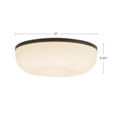 Kuzco Jada 12-in Flush Mount