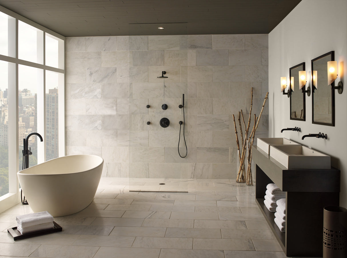 Jason Wu for Brizo Two-Handle Wall Mount Lavatory Faucet - Less Handles