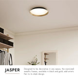 Kuzco Jasper 19-in Flush Mount