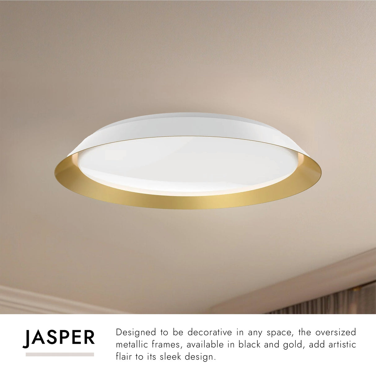 Kuzco Jasper 23-in Flush Mount