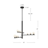 Kuzco Cypress 3 Head Chandelier