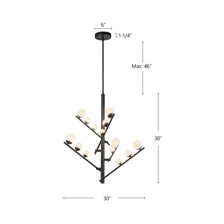 Kuzco Cypress 5 Head Chandelier