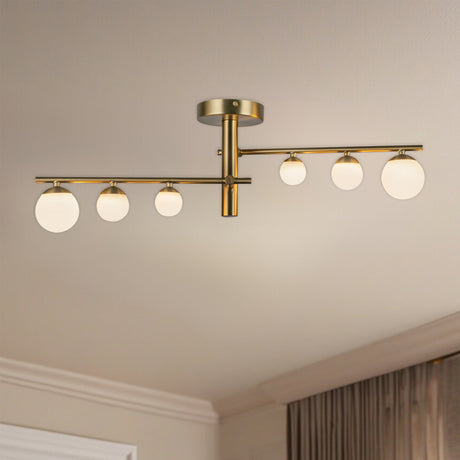 Kuzco Cypress 2 Head Semi-Flush Mount