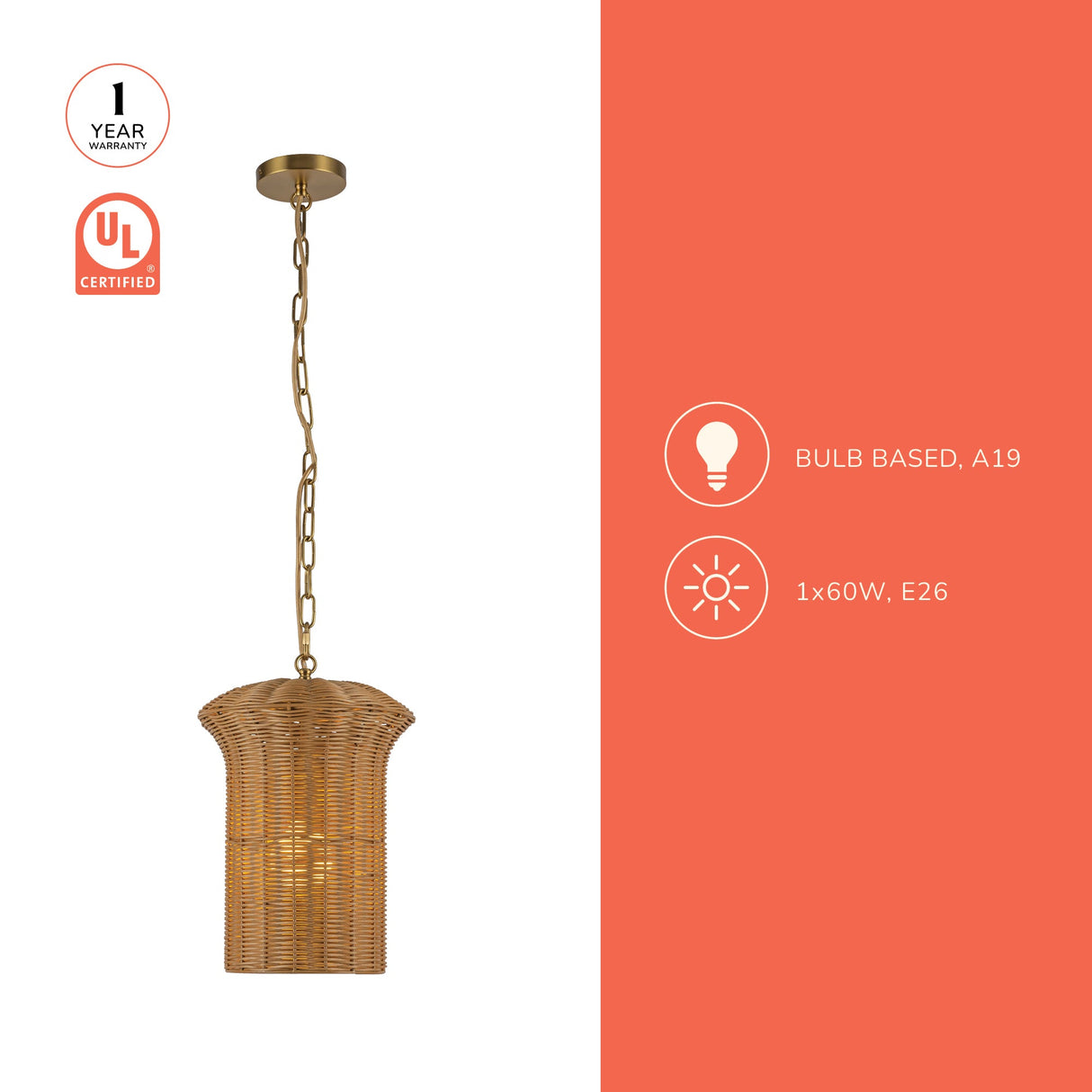Alora Mood Kai 11-in Pendant