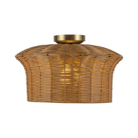 Alora Mood Kai 16-in Semi-Flush Mount