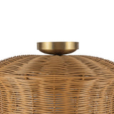 Alora Mood Kai 16-in Semi-Flush Mount