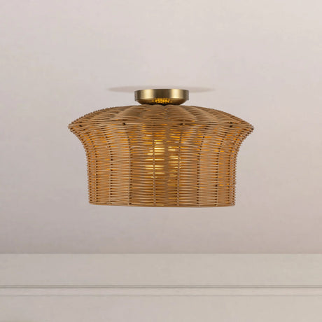 Alora Mood Kai 16-in Semi-Flush Mount