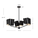 Kuzco Keiko 30-in Chandelier