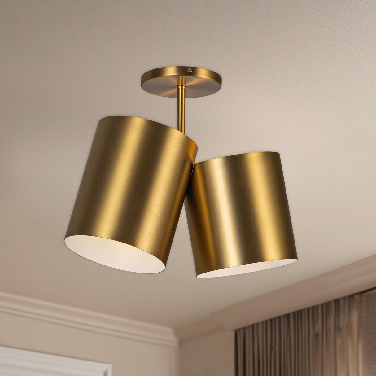 Kuzco Keiko 14-in Semi-Flush Mount
