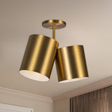 Kuzco Keiko 14-in Semi-Flush Mount