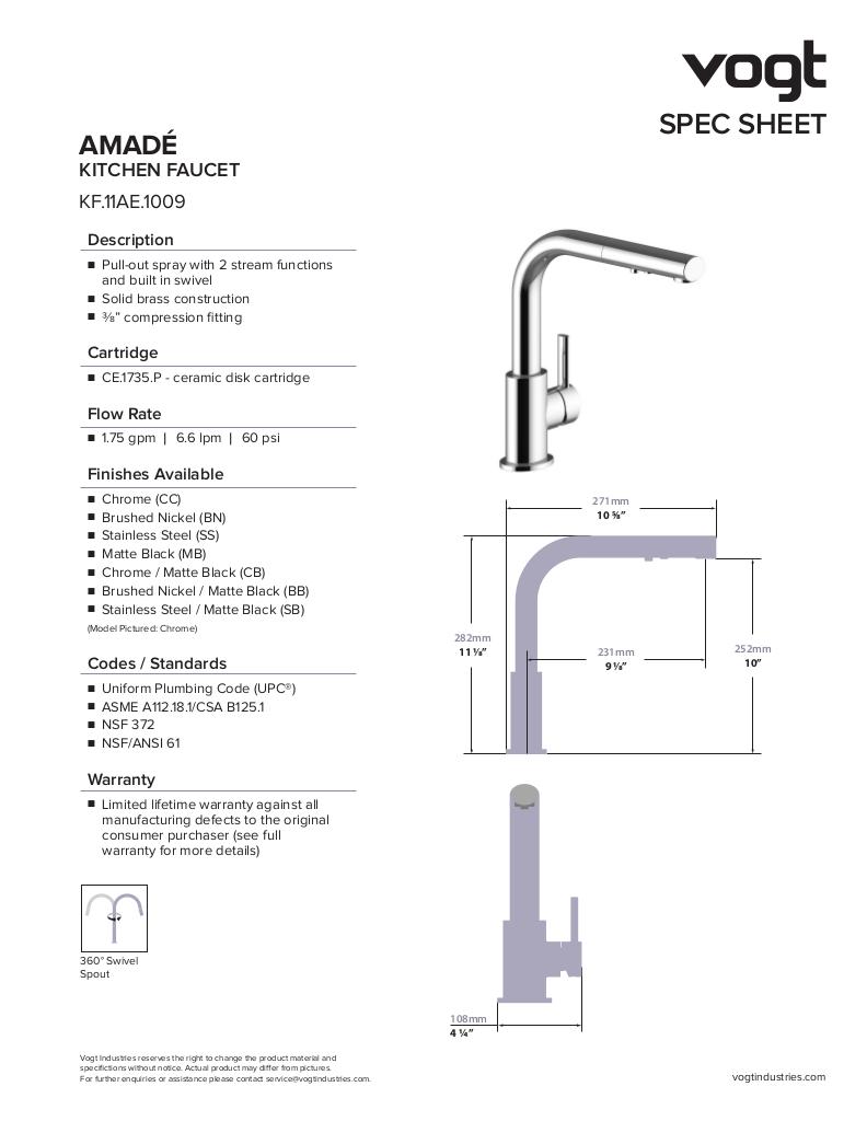 AMADE KITCHEN FAUCET