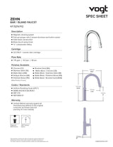 ZEHN 13" BAR FAUCET