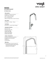 MOND 16" KITCHEN FAUCET