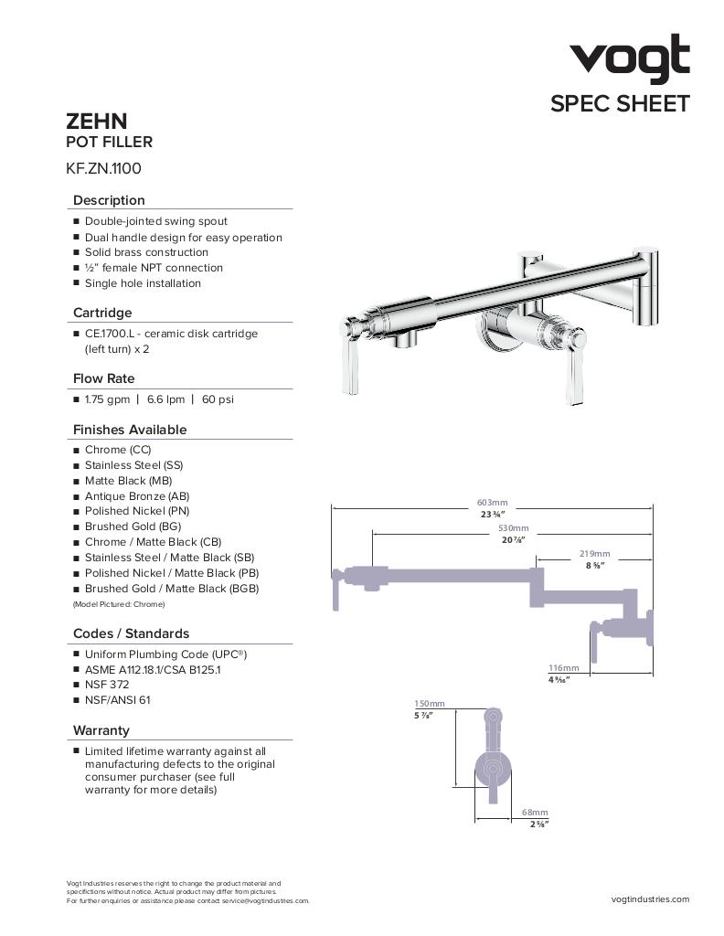 ZEHN POT FILLER