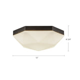 Alora Mood Krysta 12-in Flush Mount