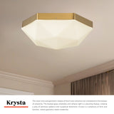 Alora Mood Krysta 12-in Flush Mount