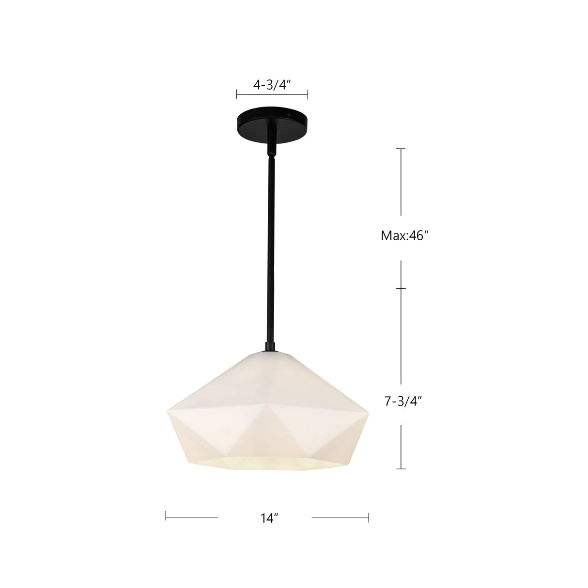 Alora Mood Krysta 14-in Pendant