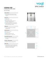 VIENNA 18Z - 17"x17"x10" WITH STRAINER