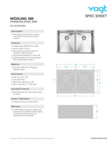 MODLING 18R - 30"x18"x10" WITH STRAINERS AND BOTTOM GRIDS