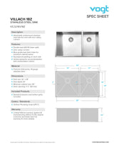 VILLACH 18Z - 32"x18"x10" WITH STRAINERS