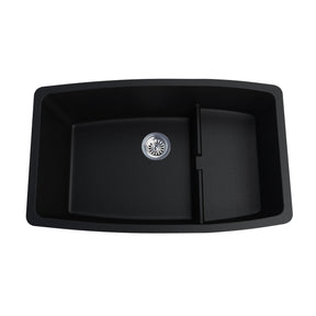 Clyde Granite Sink with Colander Black