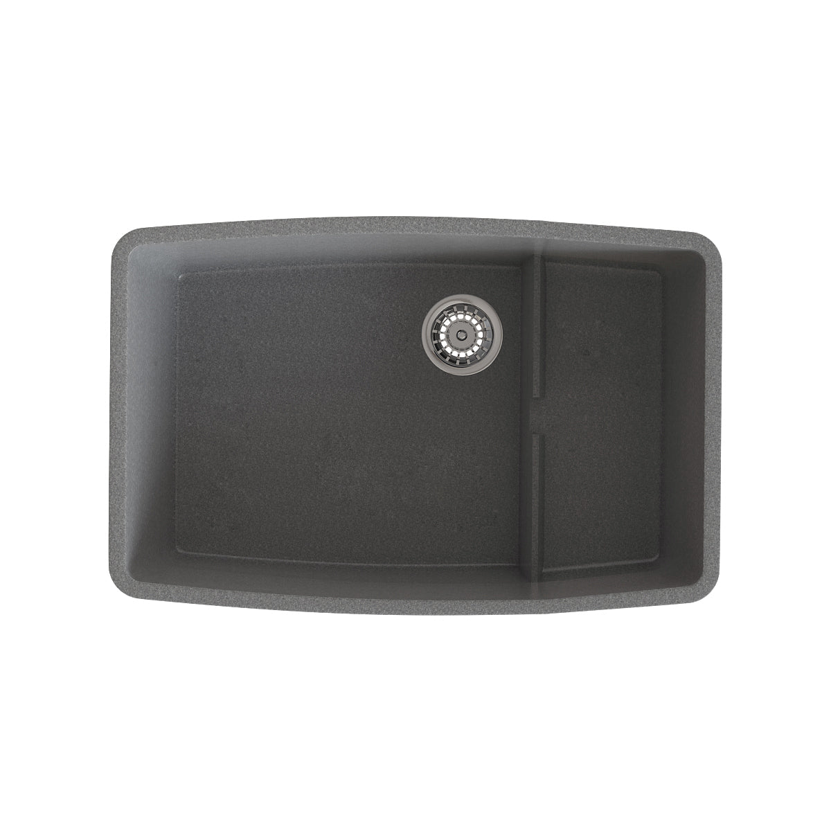 Clyde Granite Sink with Colander Grey