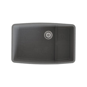 Clyde Granite Sink with Colander Grey