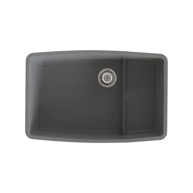 Clyde Granite Sink with Colander Grey